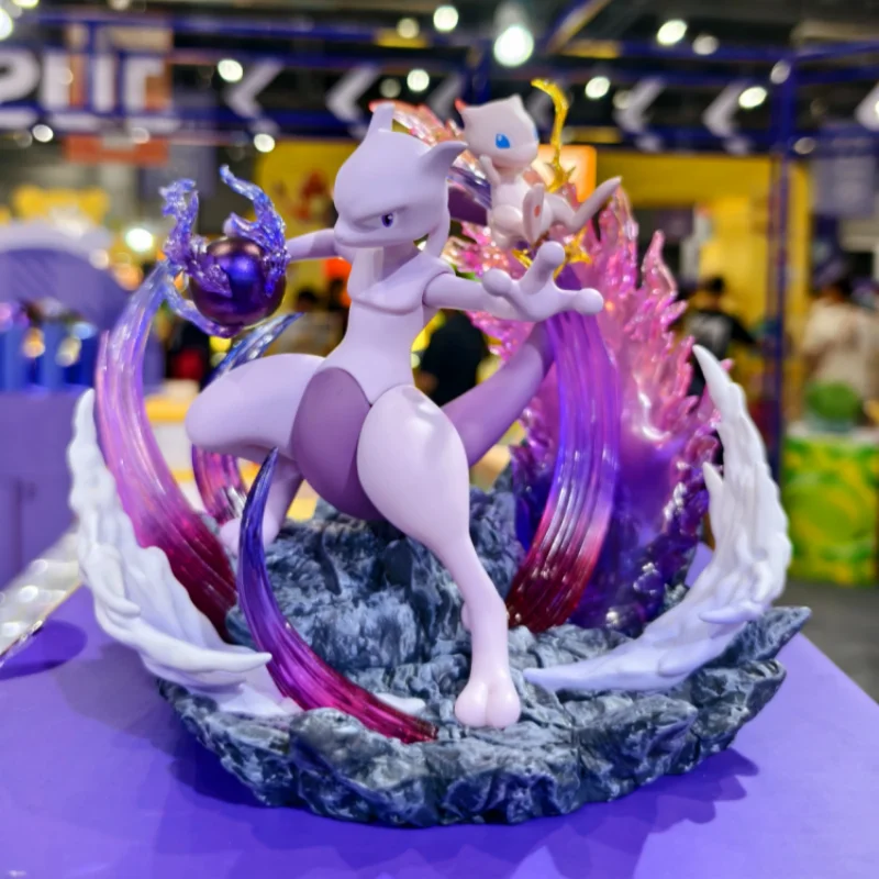 متوفر في المخزون سلسلة شريك البوكيمون Mewtwo و Mew سلسلة ألعاب شخصيات الحركة نموذج الشكل سطح المكتب الديكور هدايا عيد الميلاد العصرية اللعب