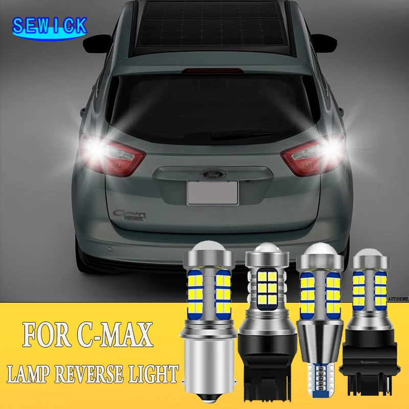 2pcs LED Reverse Light For Ford C-Max C Max 1 2 Accessories 2007-2018 2011 2012 2013 2014 2015 2016 2017 Backup Back Up Lamp