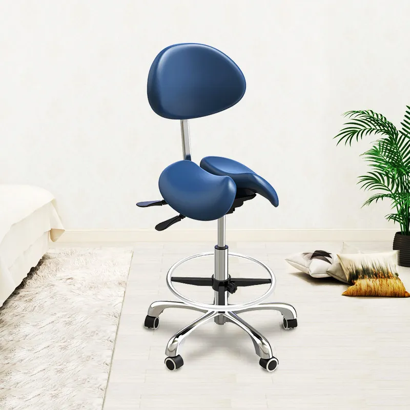 chair, ergonomic chair, Saddle beauty chair, adjustable height chair, riding chair, chair for proper posture, dentist chair,