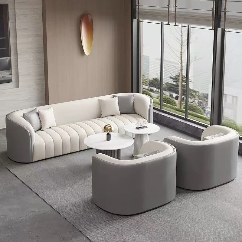 Divano per reception Buona qualità Spa Aeroporto Bellezza Mobili aziendali Area Tempo libero Angolo Hall Divano da ufficio Lounge Wai