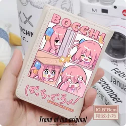 Anime BOCCHI THE ROCK! Gotoh Hitori Fashion Wallet PU Purse Card Coin Hasp Money Bag Cosplay Gift B229