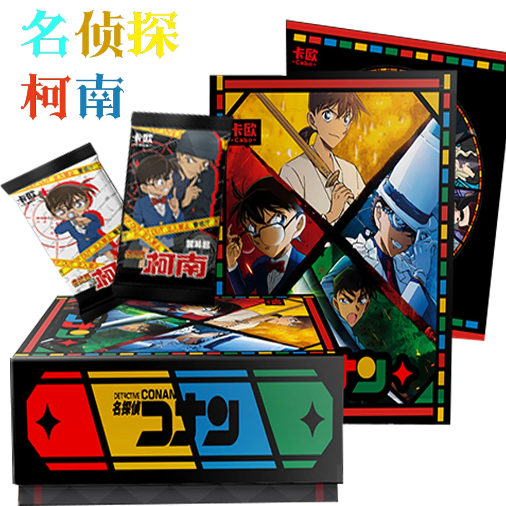 

Detective Conan Card Collection For Children Famous Classic Anime Role Kudo Shinichi Heiji Hattori Laser Thick Card Child Gift