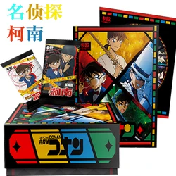 Detective Conan Card Collection For Children Famous Classic Anime Role Kudo Shinichi Heiji Hattori Laser Thick Card Child Gift