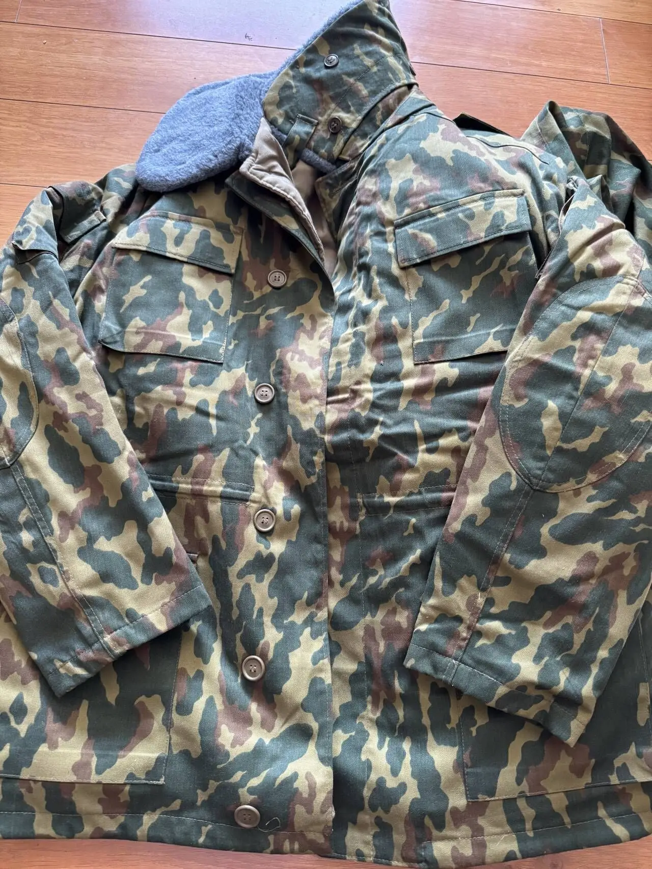 Russian VSR-93 camouflage winter cotton training uniform and cotton pants