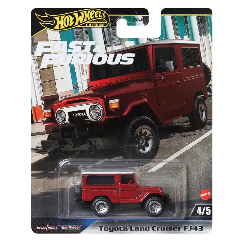 

Original Hot Wheels Premium Fast & Furious Car Toyota Land Cruiser FJ43 Boys Toys Diecast 1/64 Vehicles Models Birthday Gift