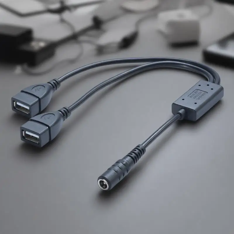 R53C Compactly DC5V To 25V Input To 5V USB Converter Power Cable For Travel And Outdoor Activities Various Gadgets Charging