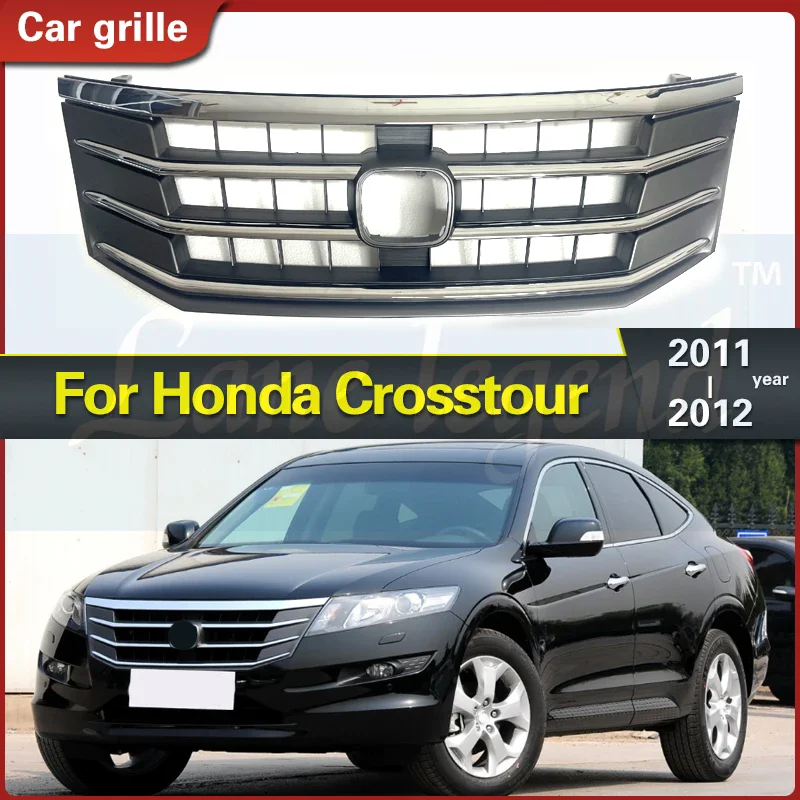 For Honda Crosstour 2011-2013 1PC Band New Front Grill Grille Auto Racing Car Grill High Quality Direct Replacement Grille