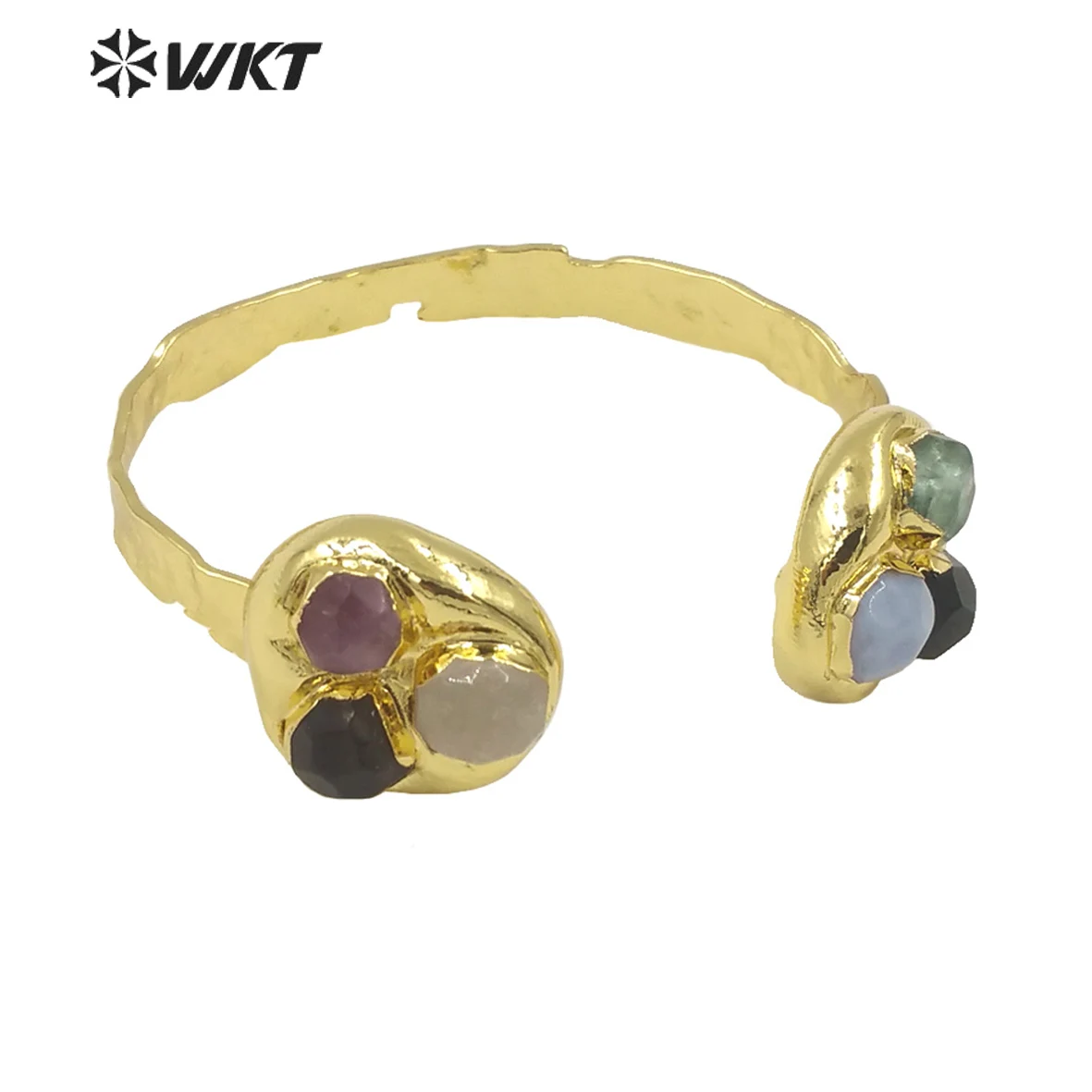 Imagem -04 - Pulseira de Strass Estilo Vintage para Mulheres Joias Banhadas a Ouro 18k Acessório Ajustável para Aniversário Wt-b652 Wkt 2023