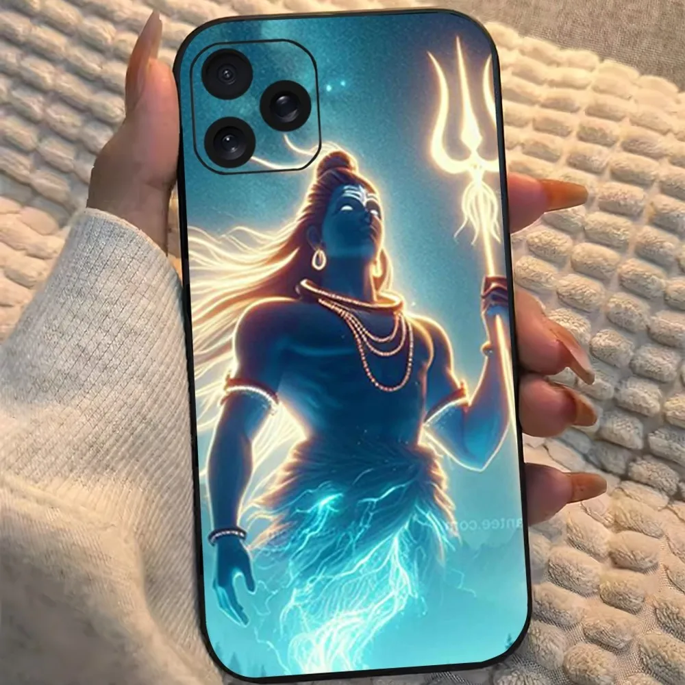 Lord Shiva Hindu God Buddha Phone Case For iPhone 8 11 12 13 14 15 Mini X XR XS PRO MAX Plus Shell