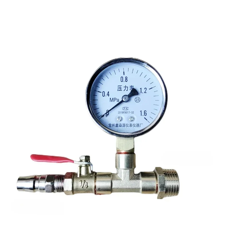 Pressure Test Suppress Manometry Pneumatic Gauge Valve Group Meter Tool Water Pipe Ppr Floor Heating Pipe Leak Test Tool