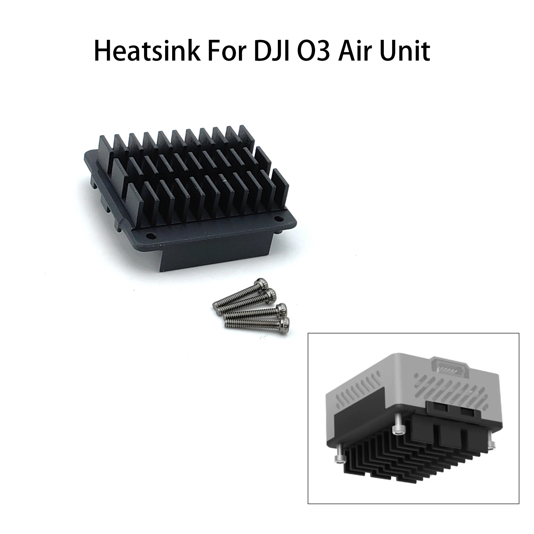 PHISITAL O3 VTX Heatsink For DJI O3 Air Unit  FPV Racing Drone Quadcopter Freestyle DIY Parts