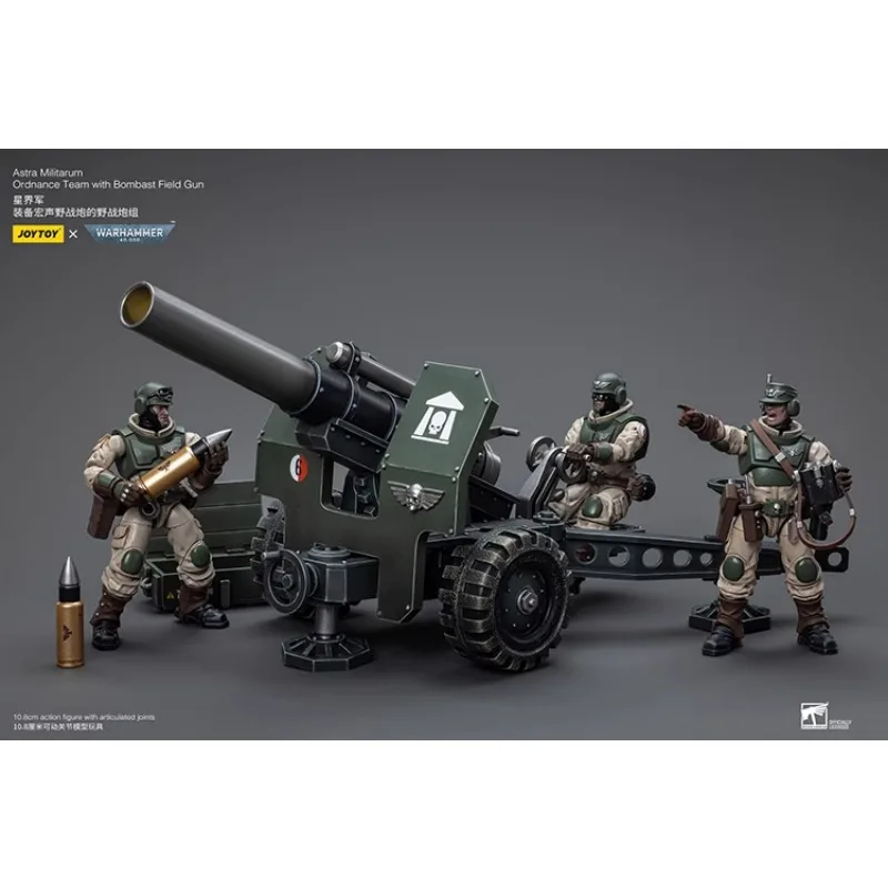 [IN VOORRAAD] JOYTOY Warhammer 40k 1/18 Actiefiguren Astra Militarum Ordnance Team Collecties Figuren Model Verzamel Speelgoed geschenken