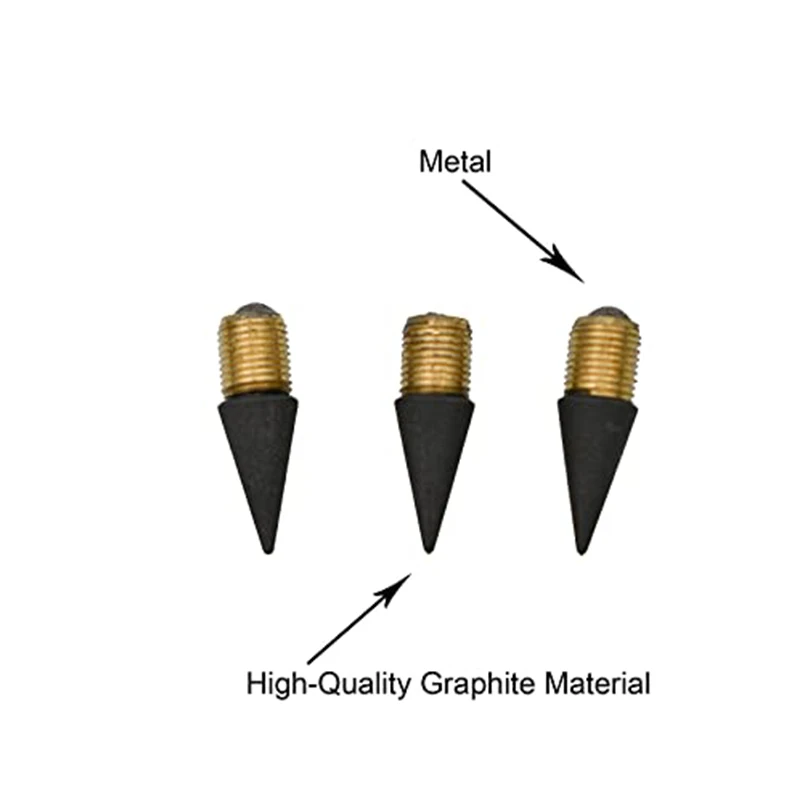 10 pezzi sostituibile per sempre pennino a matita punta a matita per penna da scrittura illimitata senza penna a inchiostro