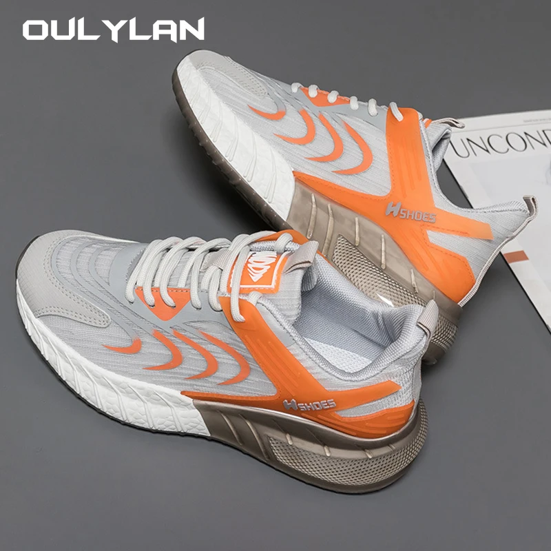 

Oulyaln Men Casual Running Shoes Man Lightweight Dynamic Foam Sneakers Comfortable Breathable Walking Shoes Masculino Zapatillas