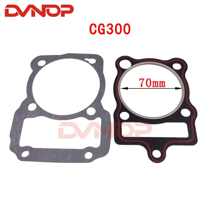 Motorcycle Cylinder Head Gasket Set Moped Scooter For  CG125 XR125L CG150 CG175 CG200 CG250 CG300 CG350gasket