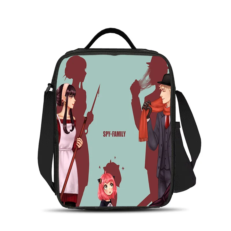 SPY×FAMILY  Ice Bag Lunch Bag Versatile Cartoon Large Capacity Strong Performance Best Gift for Boys and Girls School Birthday