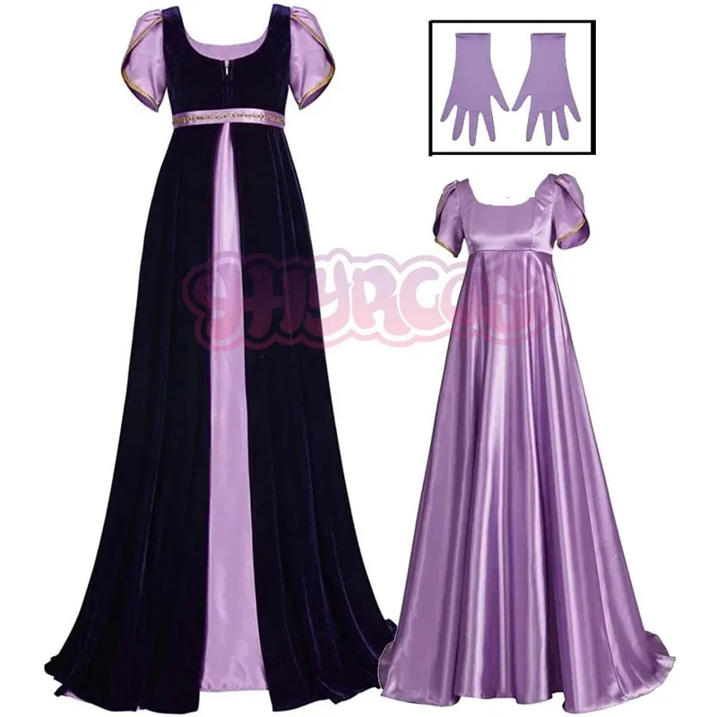 

Платье для косплея в стиле регентства, танцевальная вечеринка, винтажный викторианский бальный костюм, юбка Джейн Остин, женское платье, платье в стиле ампир для косплея на Хэллоуин