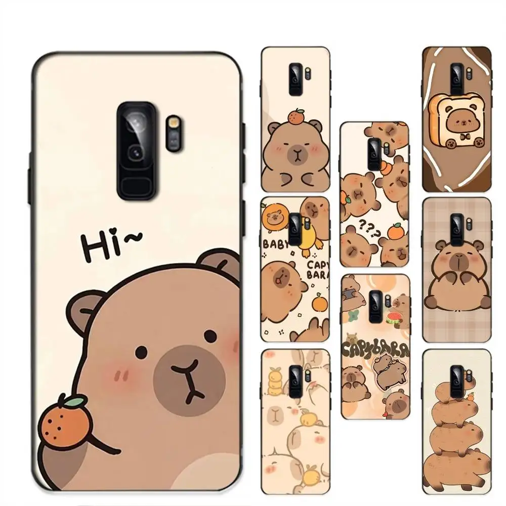 

Cartoon Capybara Phone Case For Samsung S 24 Fe 25 Ultra Plus 20 Lite 21 30 22 23 24 22 Ultra 5G Fundas