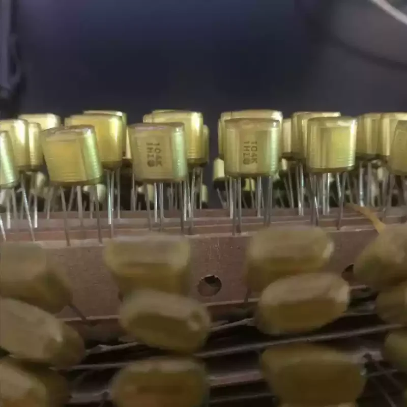 10 peças nisshin nissei 63vdc 0.1uf63v 104 podem ser usadas como um capacitor de áudio de filme fino malanshi de alta precisão