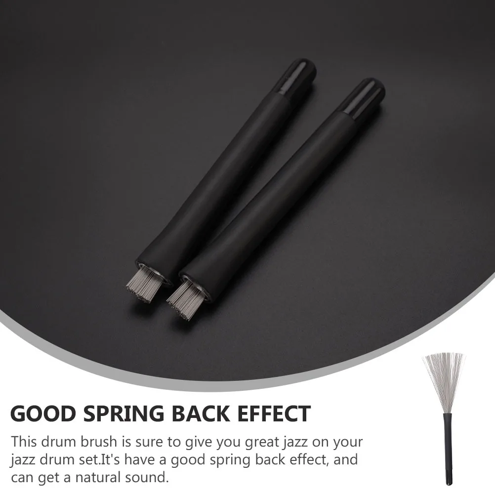 

Wire Drum Brush Stick Roller Jazz Special Retractable Stainless Steel Percussion For Drums
