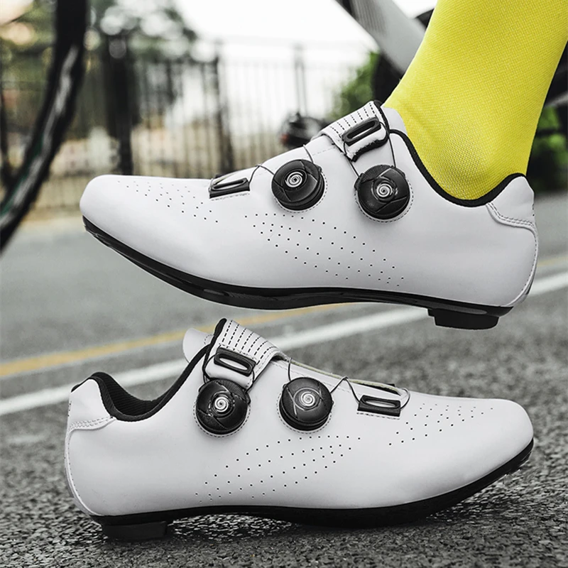 2025 Men Non-Locking Cycling Shoes Without Cleats Road Bicycle Sneaker Cleatless Mountain Bike Shoes MTB Flat Pedal Shoes Women