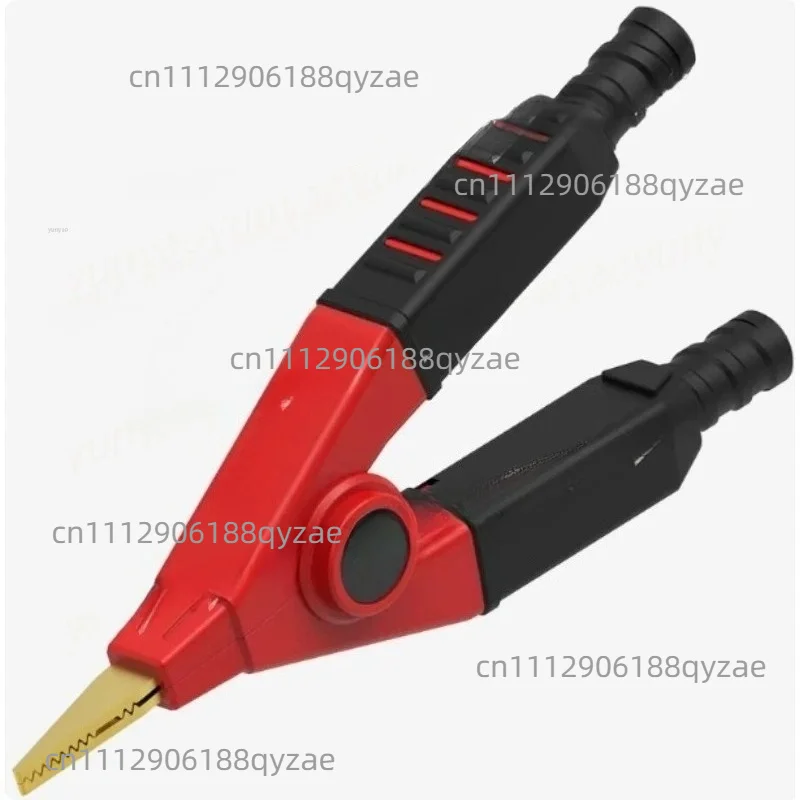 Clip Test Lead, 4 Wire Resistance Test Clamp for Milliohm Meter, Precision Measurement Tool