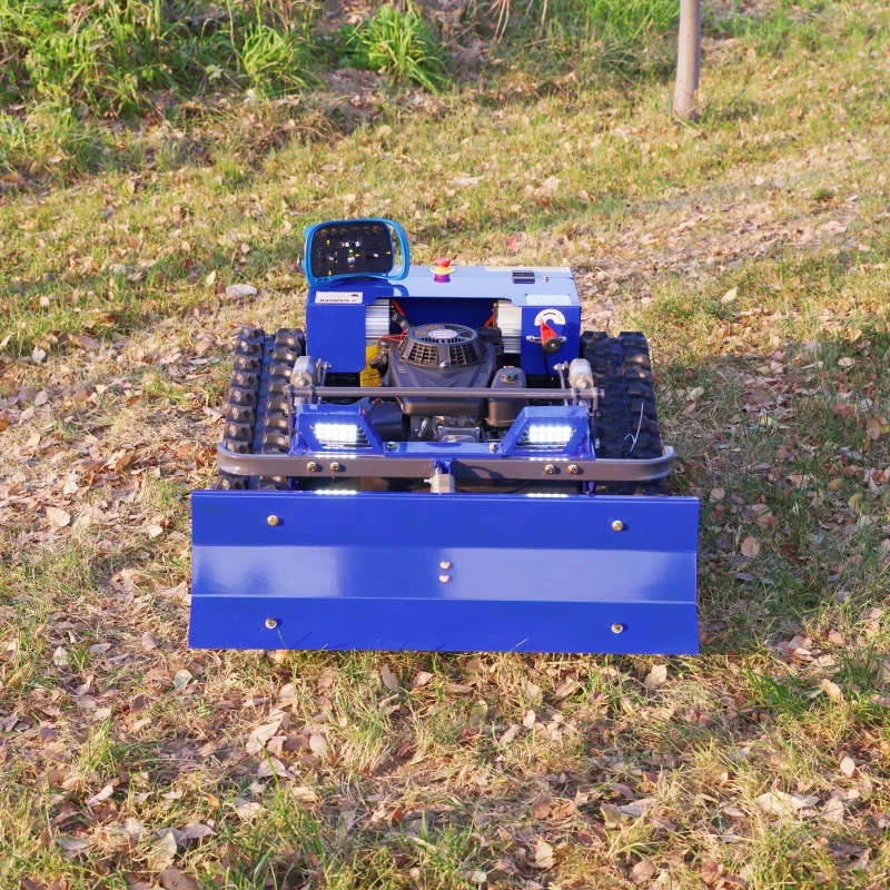 Customized Agricultural Remote Control Lawn Mower - CE EPA Approved All Terrain Rubber Track Robot Grass Cutter