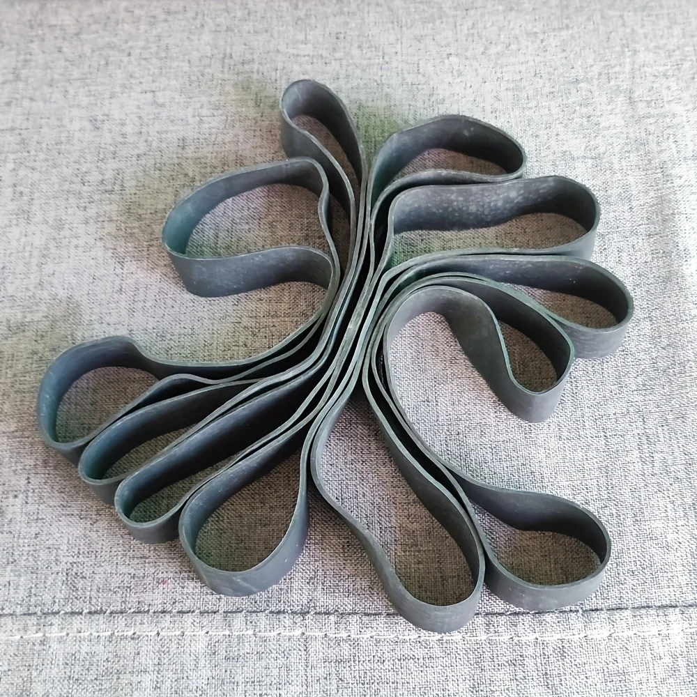 

8 Pcs Black Rubber Bands Length 24CM High Elastic Rubber Bands Stretchable Sturdy Elastic Rubber Ring Supplies