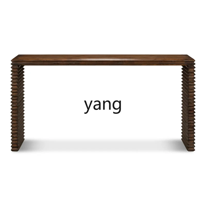 LMMM Backrest Table Entryway French Antique Style Decorative Table