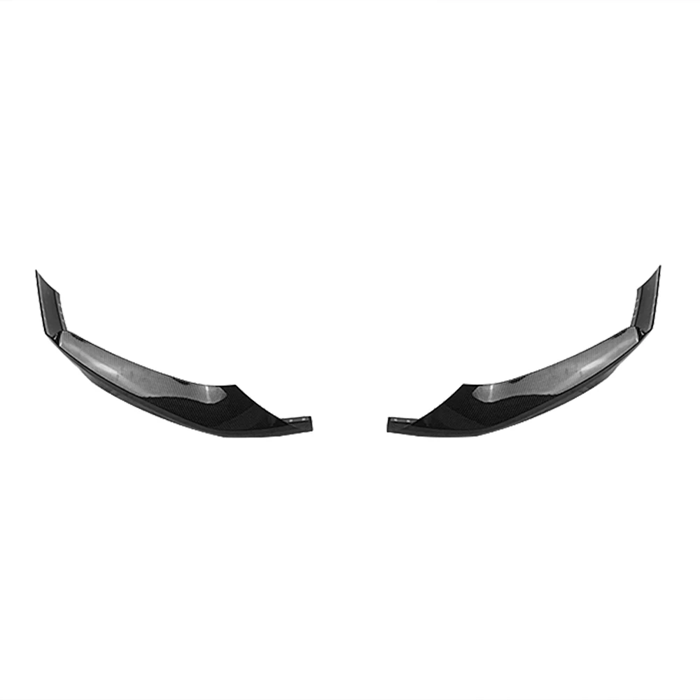 Front Bumper Spoiler Lip For BMW G30 G31 M Tech Sport 2017-2020 5 Series 520i 525i 530i 540i Carbon Look/Gloss Black Splitter