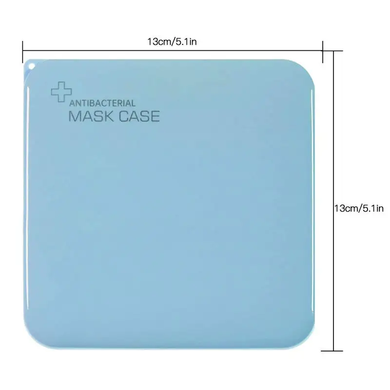 Mask Storage Box PP Mask Case Household Moisture-proof Mask Box Go out Dustproof Storage Mask Container Organizer Holder