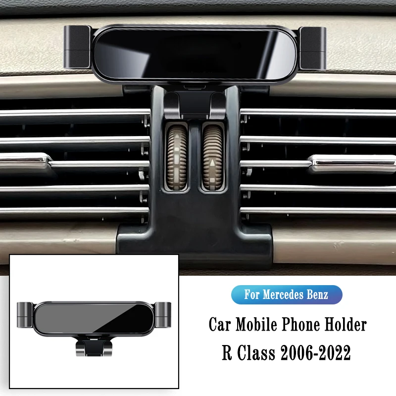 Car Phone Holder Mount Stand For Mercedes Benz R Class V251 2006-2022 Adjustable GPS Navigation Mobile Phone Bracket  Accessory