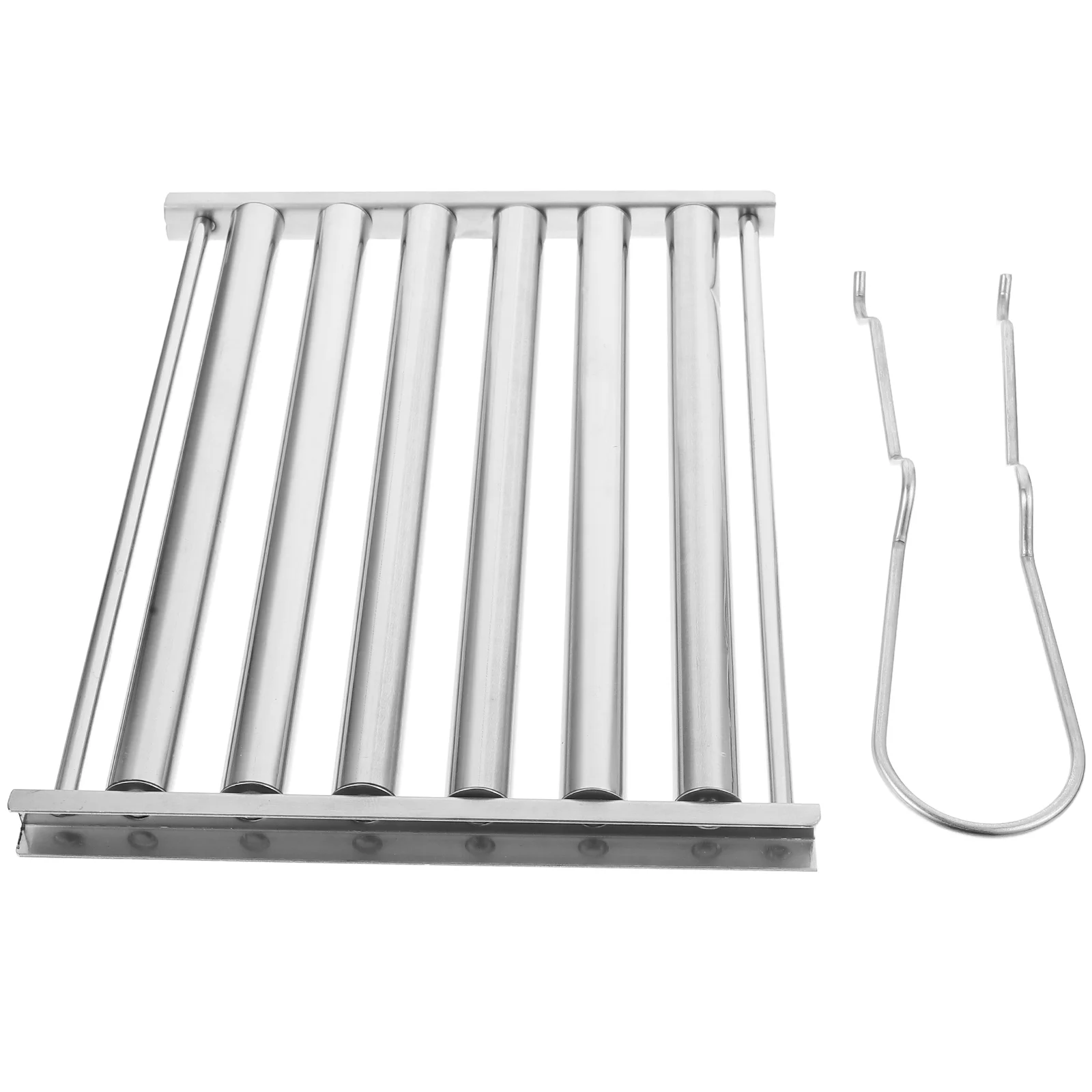 

Folding Grill Bbq Plates Sausage Roller for Outdoor Metal Rack Stainless Steel Camping Grills