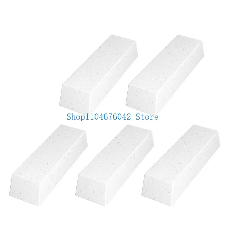 652F 5Pcs Versatile Polishing Wax For Various Metals Including Brass And Nickel