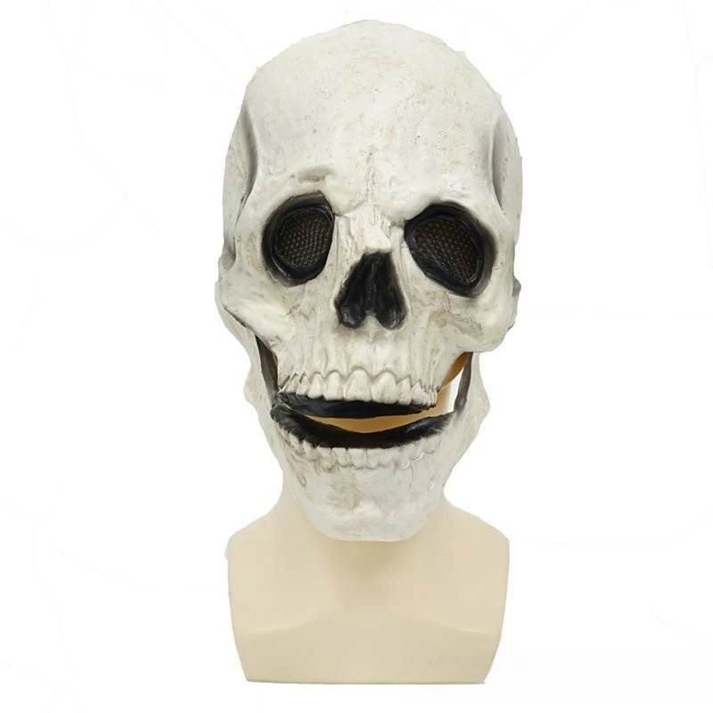 

Skull mask movable clown hood prop Ghost rider cos