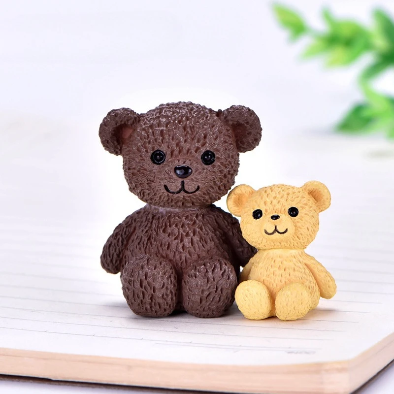 Cute Bear Little Bear Dolls DIY Pot Plant Decor Landscape Garden Decor Miniature Craft Home Decor Kids Toys