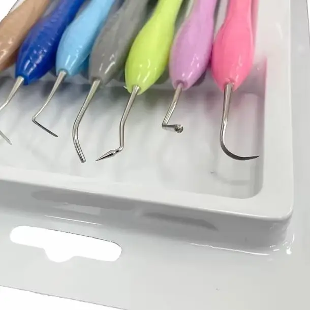 

Dental Resin Filling Spatulas Aesthetic Restoration Tool Filler Silicone Handle Spatula Head Disinfection Dental Instrument