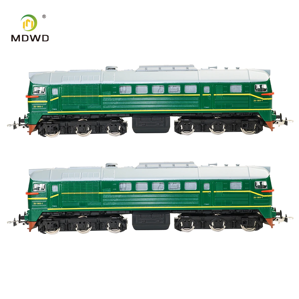 Modelo de Tren de Potencia Ruso M62 Diésel Verde Chino, Kit de Construcción Clásico para Aficionados a Ferromodelismo