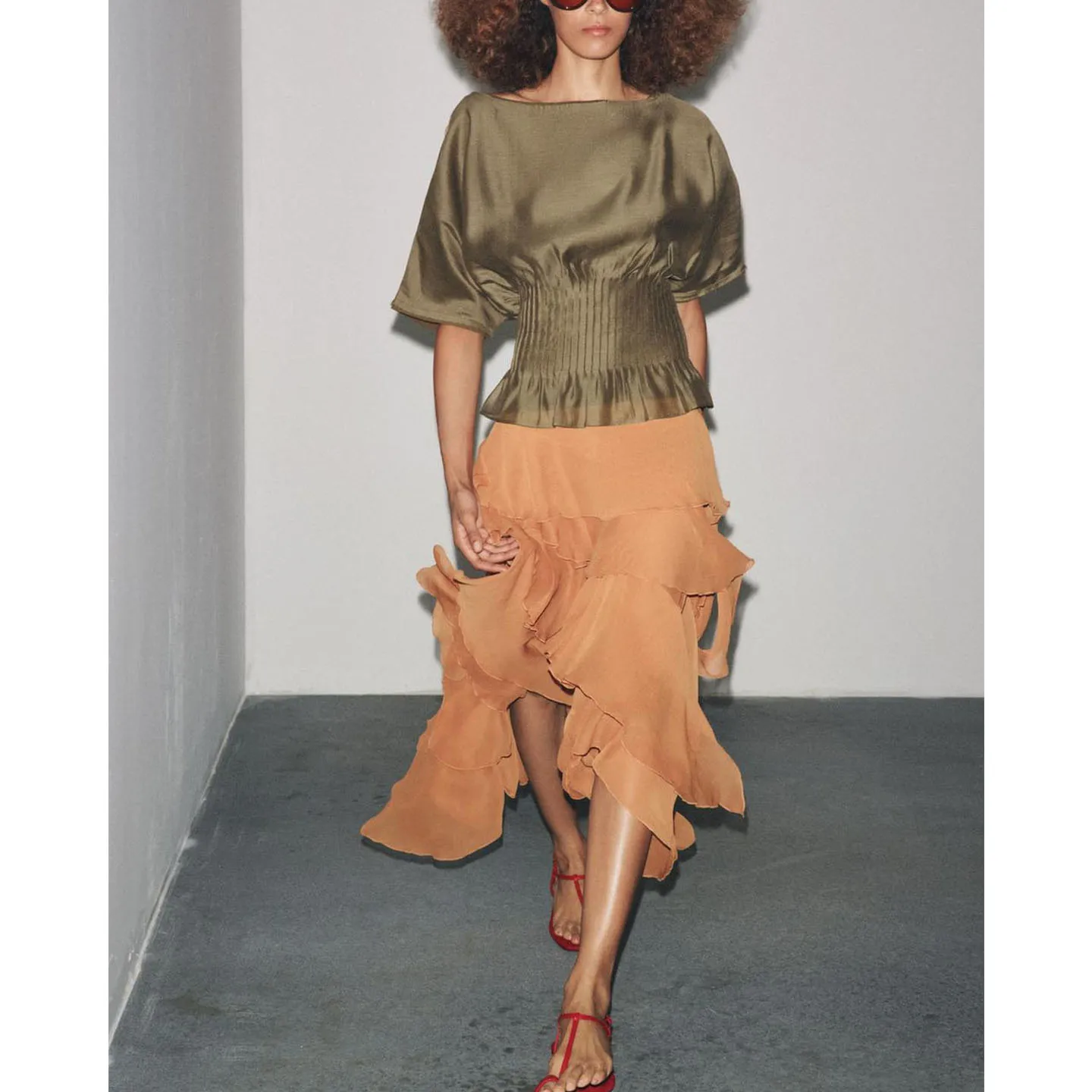 Casual Sle Knitted ort Sve One oulder Bridesmaid Dr with Waist Cinching And Patchwork for Women Autumn Faion