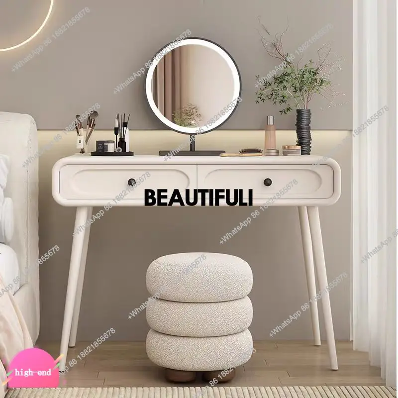 

Stool Chair Mirror Vanity Tables Storage White Girl Makeup Vanity Tables Bedroom Wood Modern Coiffeuse De Chambre Home Furniture