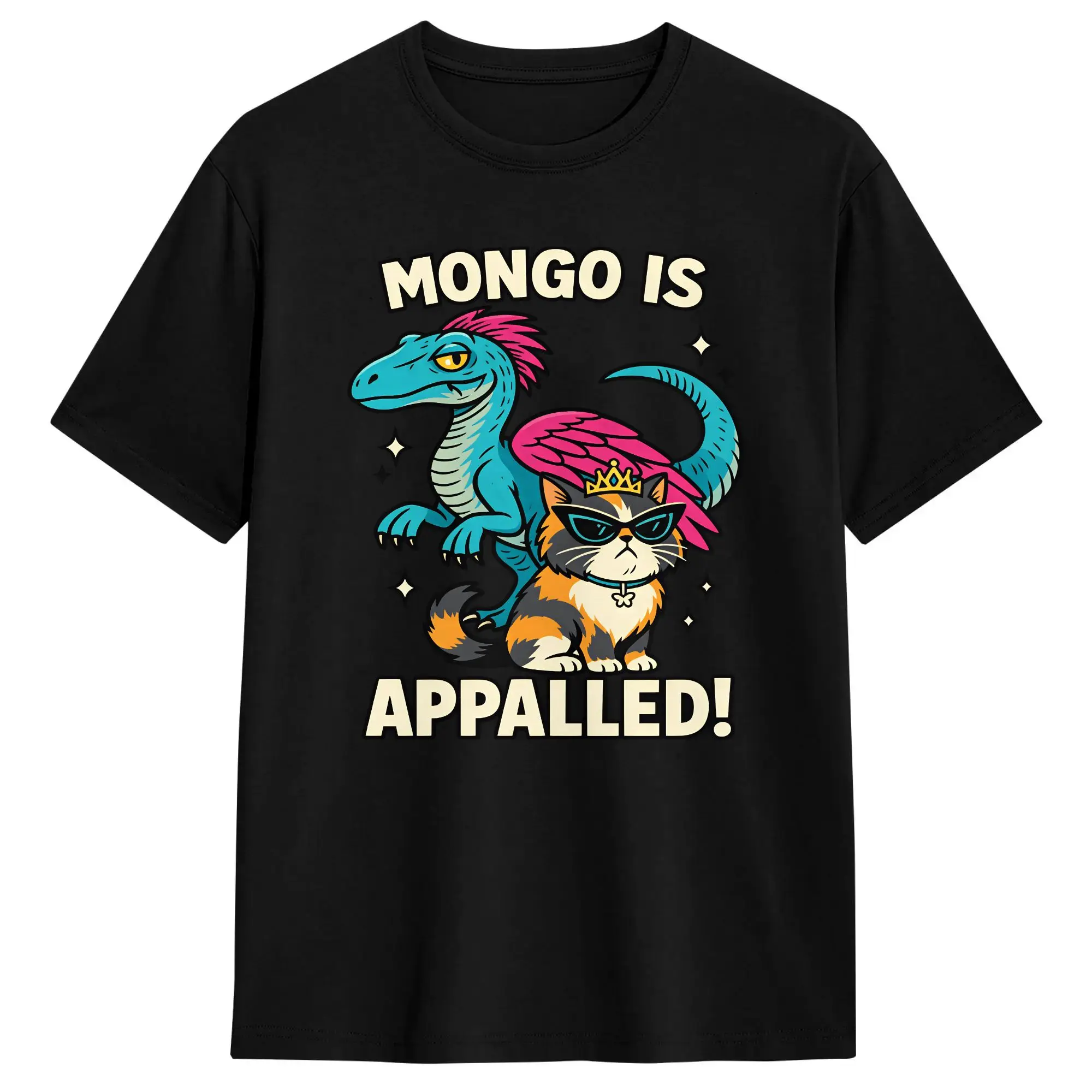 Dungeon Crawler Carl Mongo is Appalled Princess Donut T-Shirts Herren Crazy Cotton Tees O Neck Kurzarm-T-Shirts Erwachsenenbekleidung – Detail 1