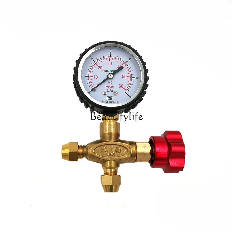 Special pressure gauge for central air conditioning pressure maintenance 60kg leak detection metric fluoride gauge R410