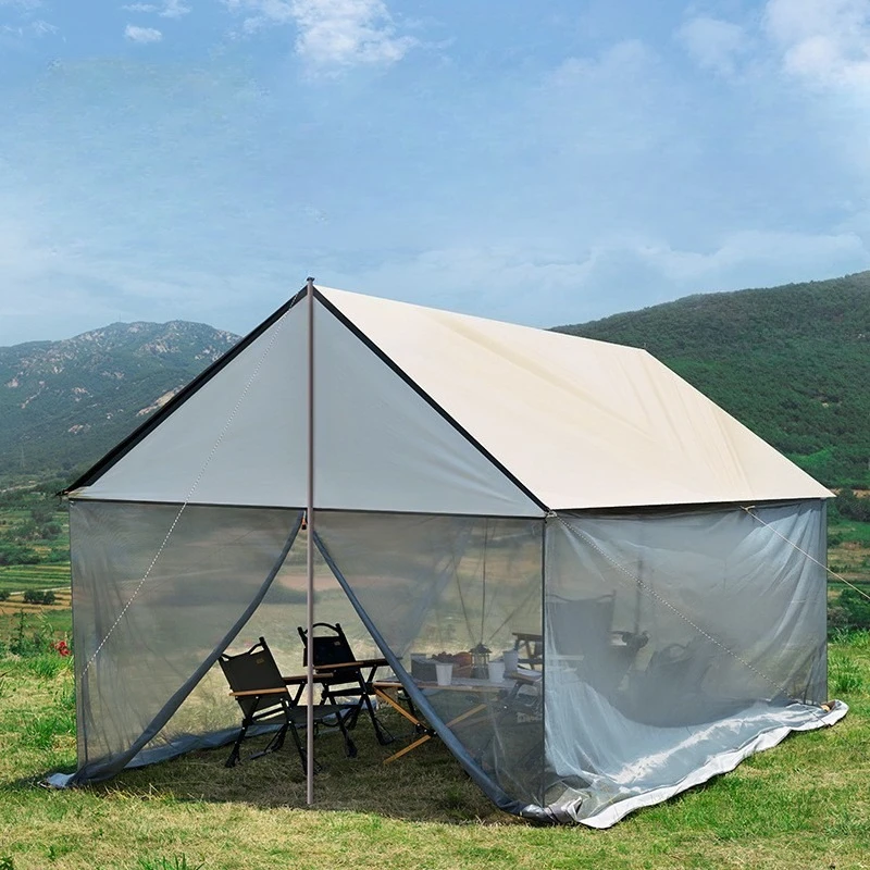 التخييم في الهواء الطلق Sunade خيمة لي ناموسية الترفيه Fiing مساحة كبيرة حماية من الشمس UPF50 + خيمة مظلة مقاوم للماء أكسفورد Awing #1