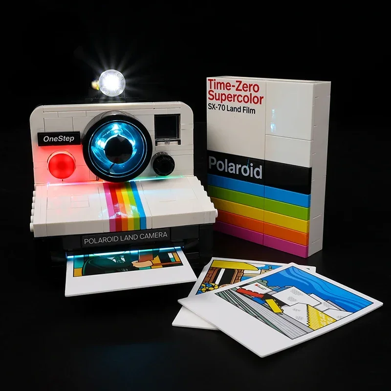 LED Light Set for Polaroid OneStep SX-70 Camera 21345 Collectible Model Bricks DIY Toys Not Included Building Blocks