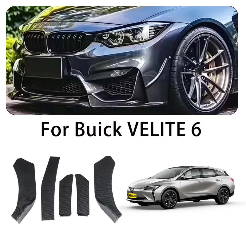 5-Segment Adjustable Front Bumper Lip Splitter Body Kit For Buick VELITE 6 body kits