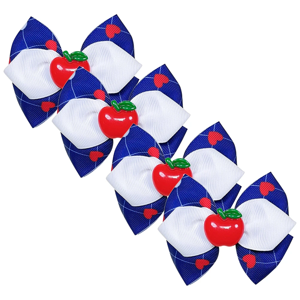 

4pcs Bow Clips For Girls Women Cute Hair Accessories Bowknot Hair Clamp Secure Durable Decorations Party Cosplay Birthday