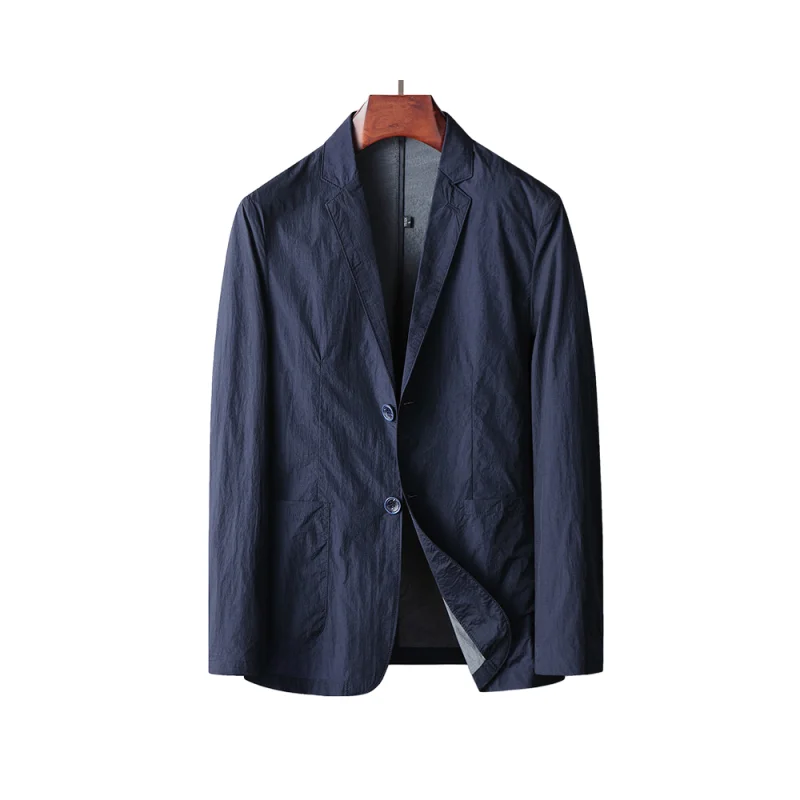 3559-R-Middle-aged men's casual jacket middle-aged suit