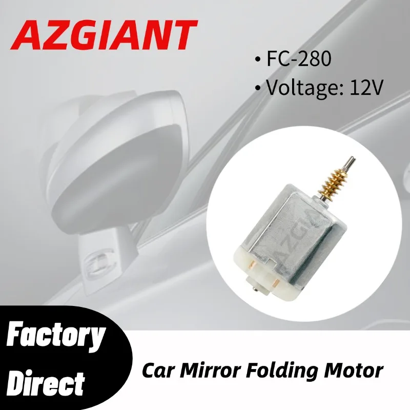 AZGIANT Car Side View Exterior Reversing Rearview Folding Mirrors Motor High Power for Kia Pride MK2 Rio JB