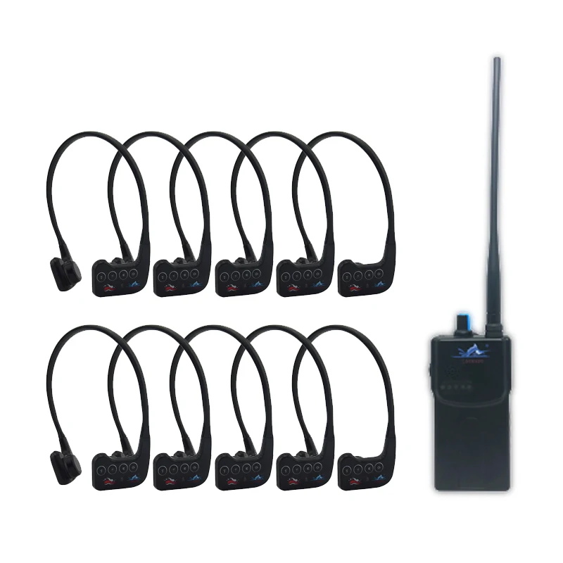 

Multiple-functional Durable Waterproof Wireless Set Bone Conduction Headset And Walkie Talkie For Aquatic Communication