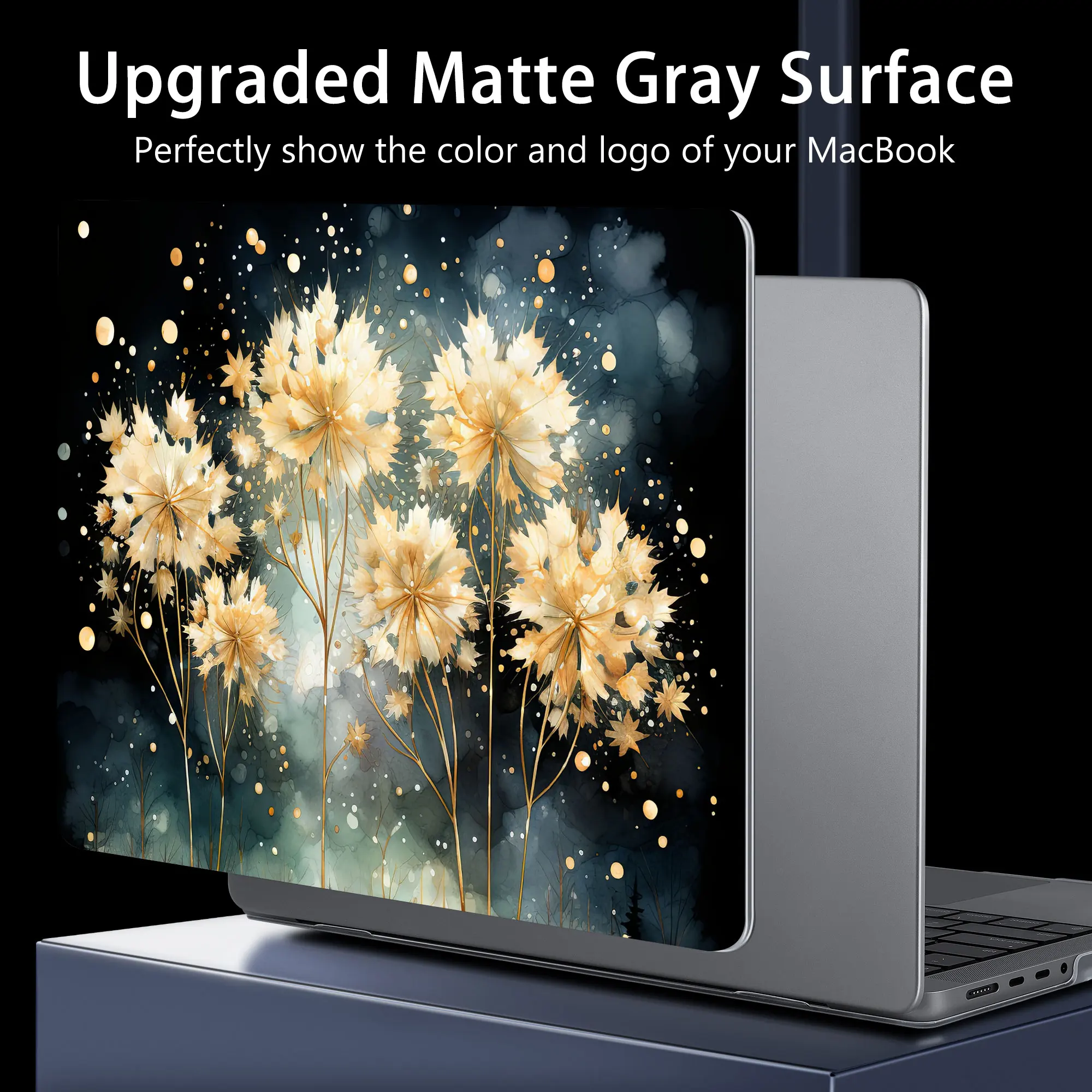 luxuriant Flowers Matte hard case For MacBook Pro M4 Air 13 14 15 16 M3 A3113 A3114 A2681 A2941 M2 M1 A2337 A2442 A2485 2022